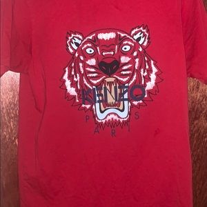 Red Kenzo Paris Shirt with logo